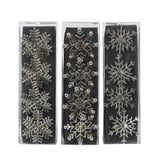 Decoris Zinc Silver Napkin Ring Set of 4 Pieces - 3 Assorted,